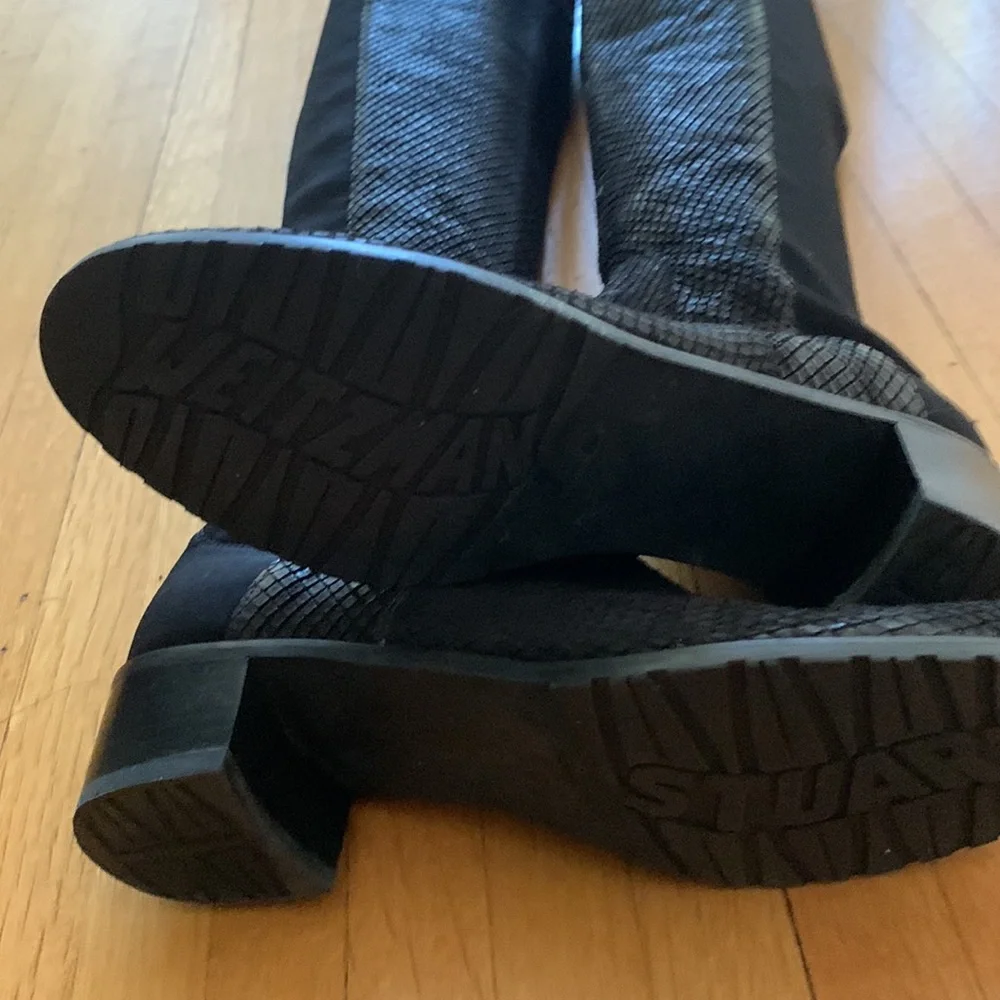 Stuart Weitzman Reserve Over the Knee Boots (Snake Reserve) in 7.5M